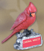 6 inch tall Cardinal school team mascot statue